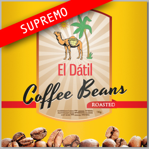 Café en grano selección supremo natural El Dátil